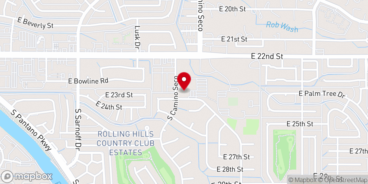 Map showing location of Saint Francis de Sales Parish