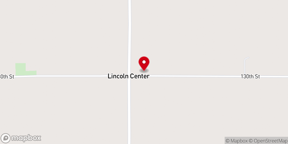 Map showing location of Lincoln Center United Methodist Church