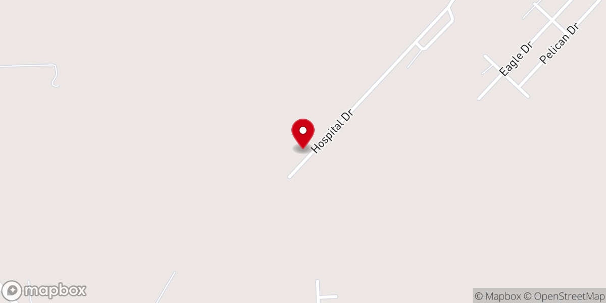 Map showing location of Raceland Lions Club