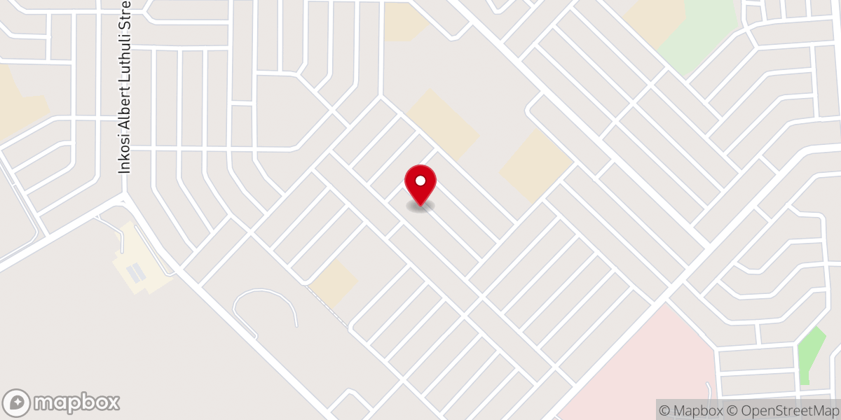 Map showing location of MADADENI Section 5 E7695