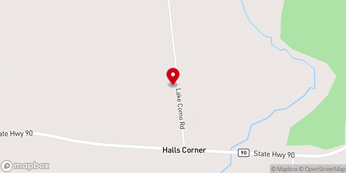 Map showing location of Summerhill Baptist Church