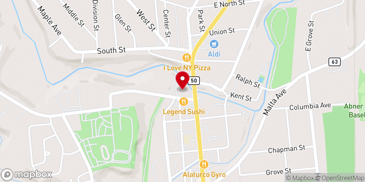 Map showing location of St. Helen’s Parish Mercy Center
