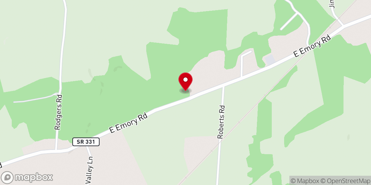 Map showing location of God Saving Grace Missionary Baptist Church