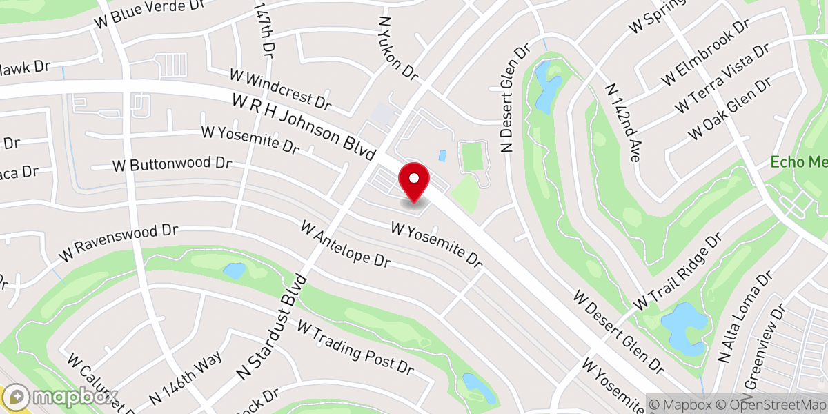 Map showing location of West Valley Grace Fellowship