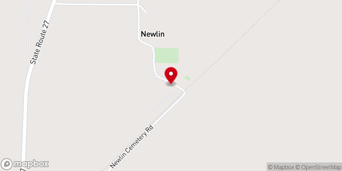 Map showing location of Holly Grove Church