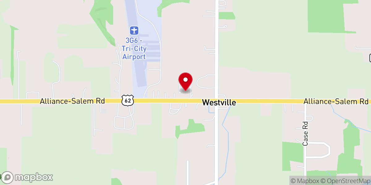 Map showing location of Community Bible Church