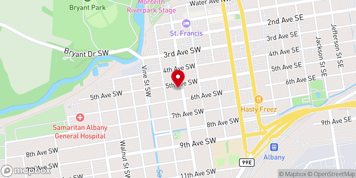 Map showing location of Whitespires Berean Fellowship