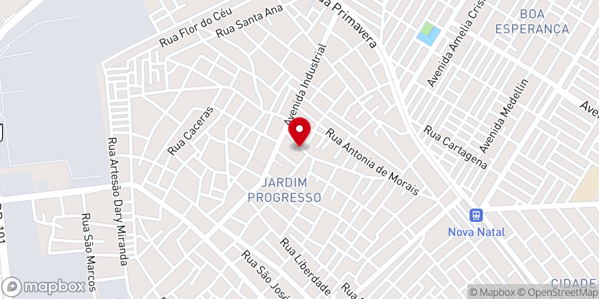 Map showing location of IGREJA MISSIONÁRIA INTERNACIONAL FÉ EM CRISTO
