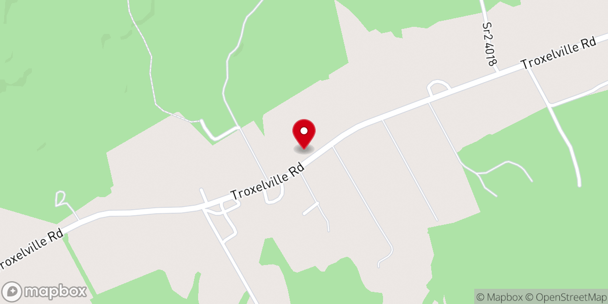 Map showing location of Port Ann Wesleyan Church