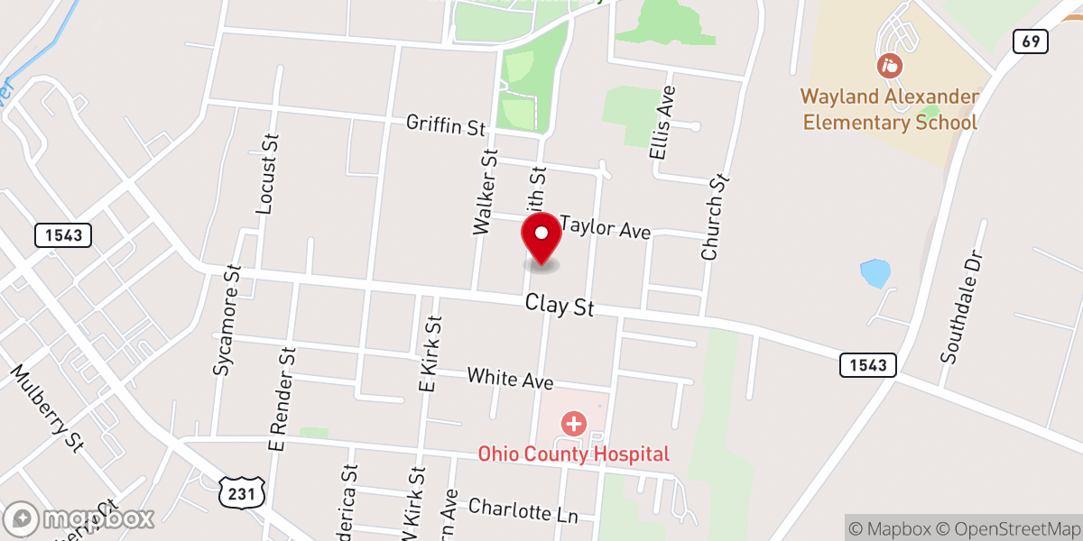 Map showing location of Lighthouse Church of God