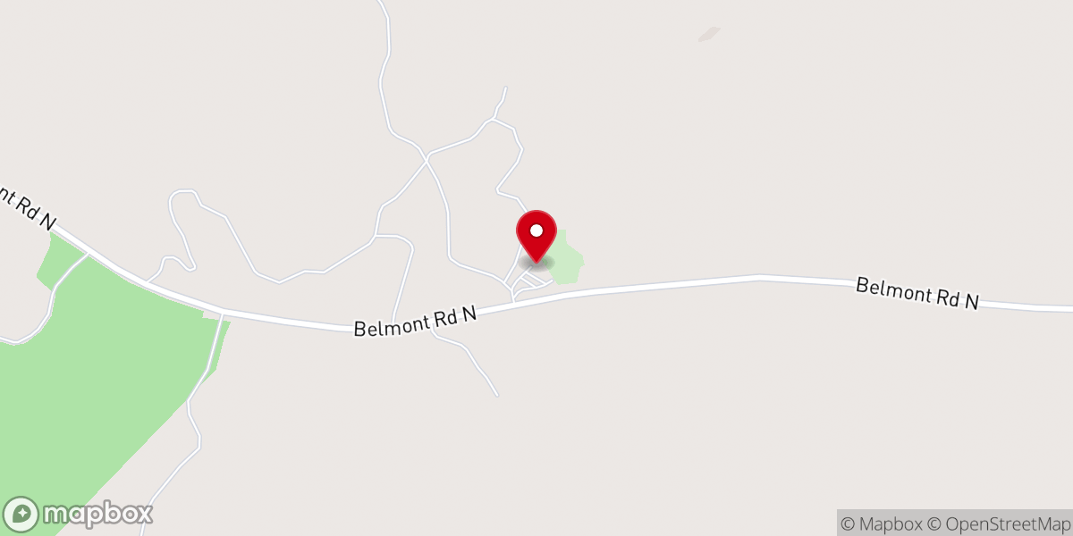 Map showing location of Hardeman Springfield Baptist Church