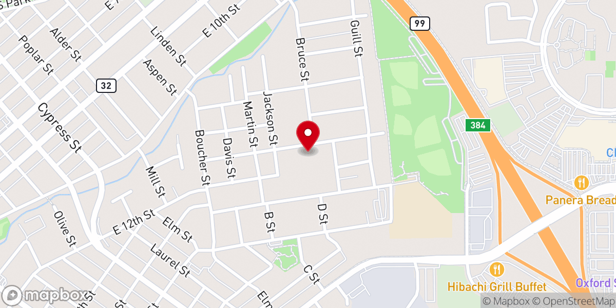 Map showing location of Zion Community Christian Center