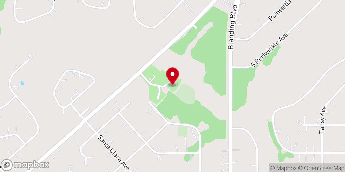 Map showing location of Middleburg Church of Christ