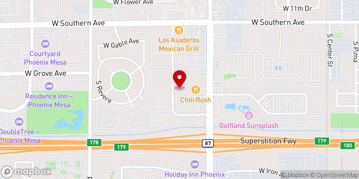 Map showing location of NCC: New Creation Church AZ
