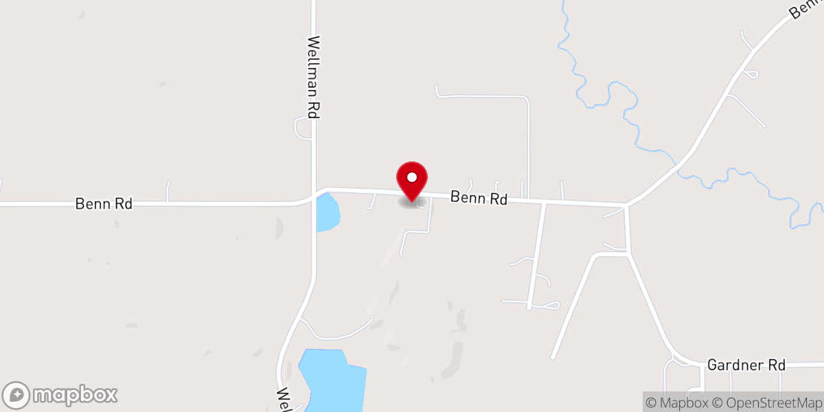 Map showing location of Spring Life Wesleyan