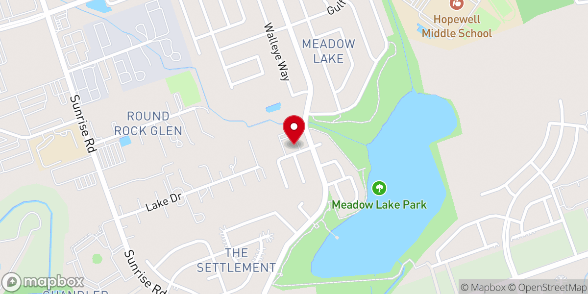 Map showing location of Round Rock Christian Church