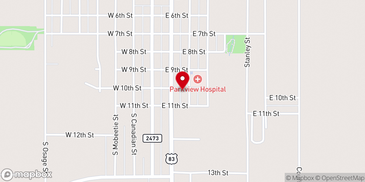 Map showing location of Wheeler church of Christ - Multi-Purpose Building (MPB)