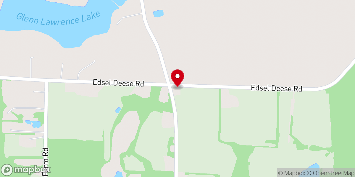 Map showing location of New Beginning Church