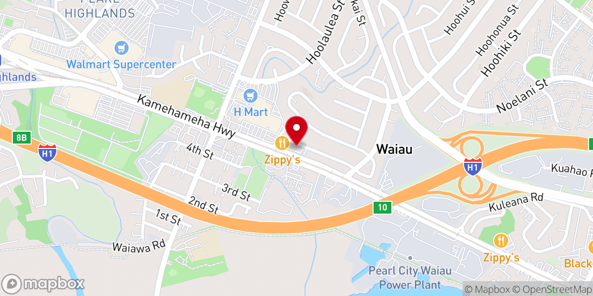 Map showing location of Joy of Christ Lutheran Church