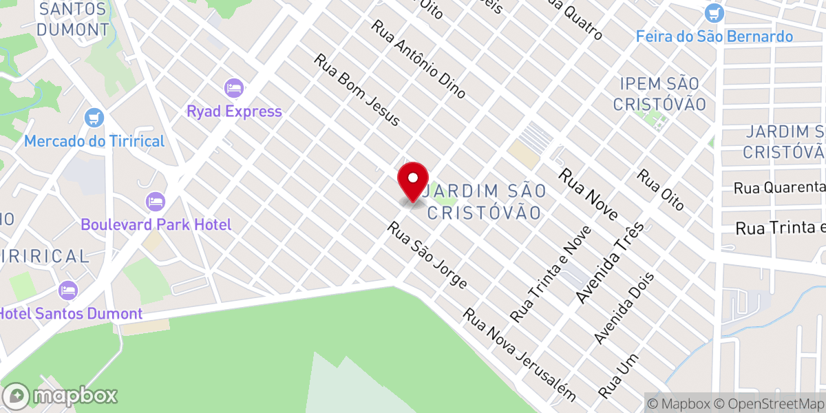 Map showing location of Igreja Evangélica Brasileira e Sua Associação