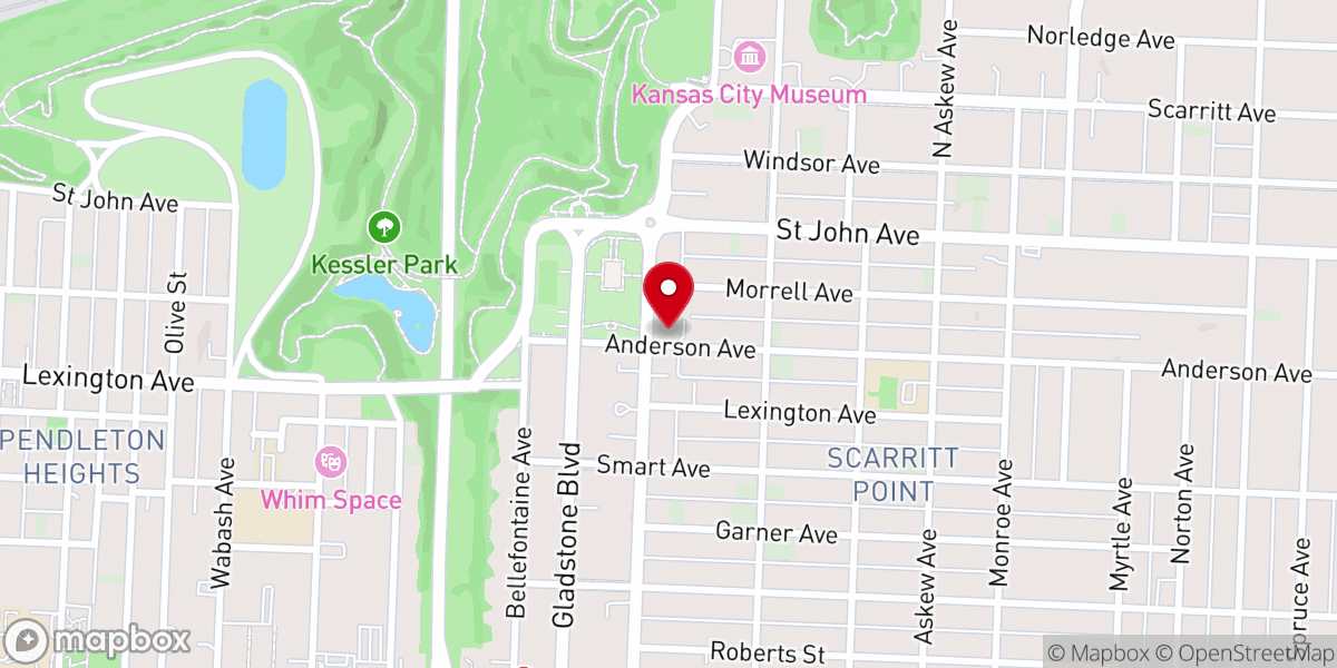 Map showing location of Connections Church International