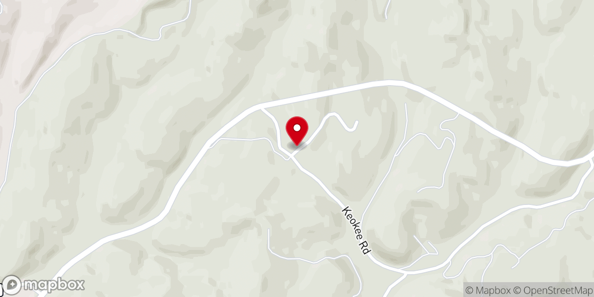 Map showing location of Hoover Chapel