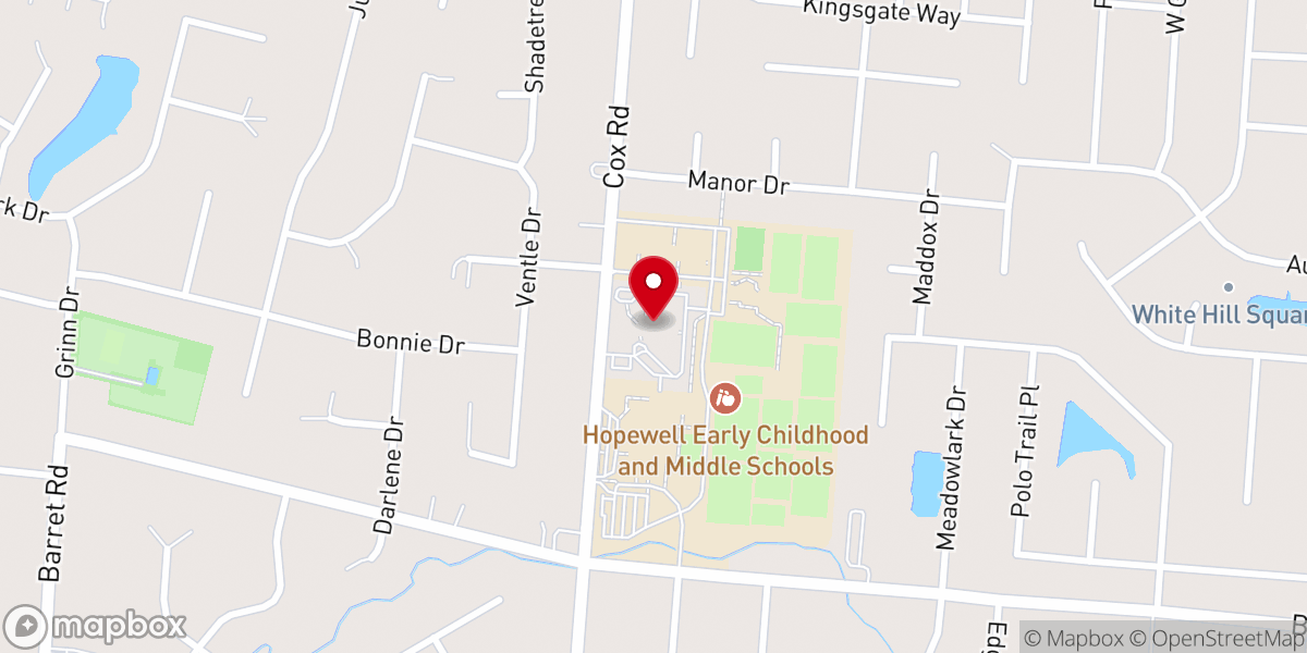 Map showing location of Faith Community UMC