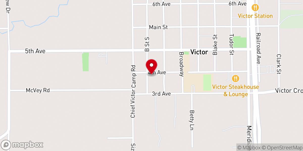 Map showing location of Bitterroot Chapel of the Society of Saint Pius X