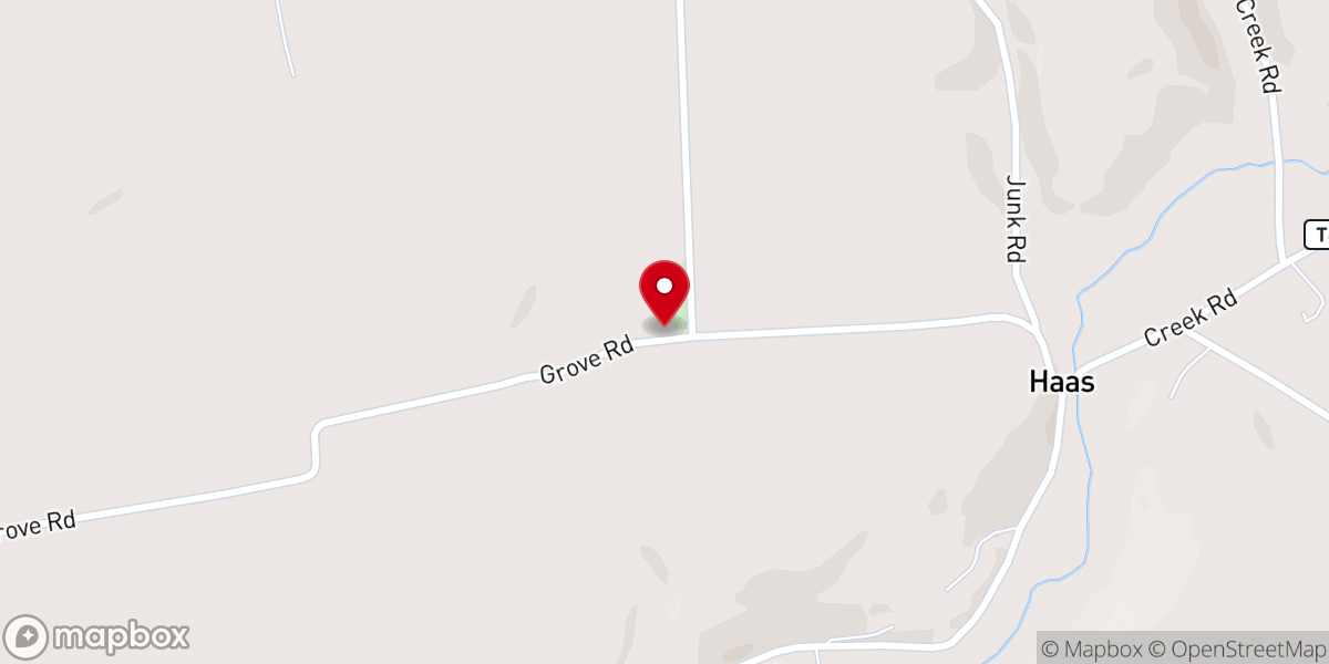 Map showing location of Hepler's Church of God
