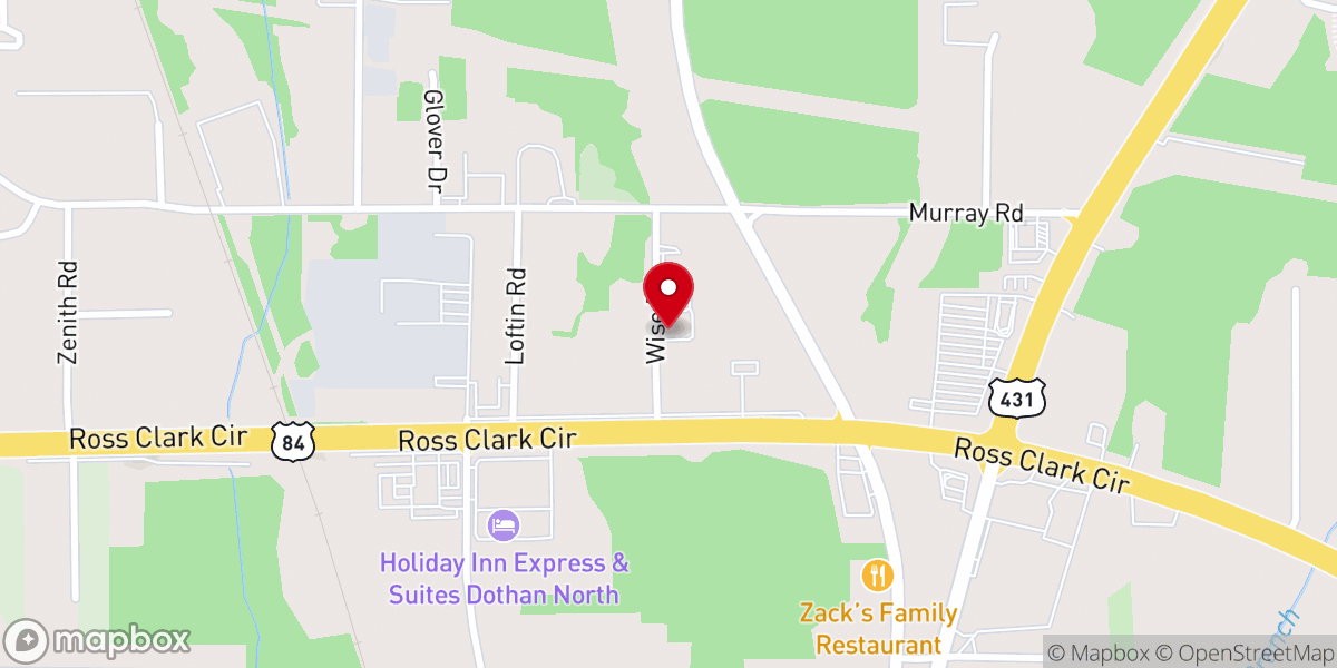 Map showing location of Secret Place of Worship Ministries