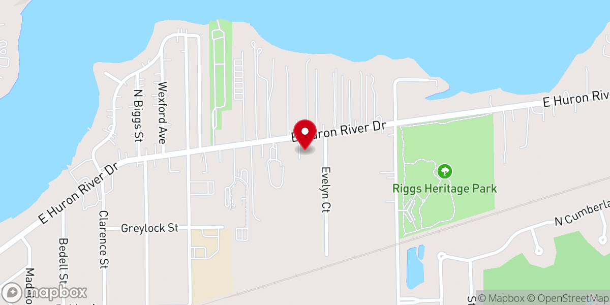 Map showing location of Bethlehem Baptist Church