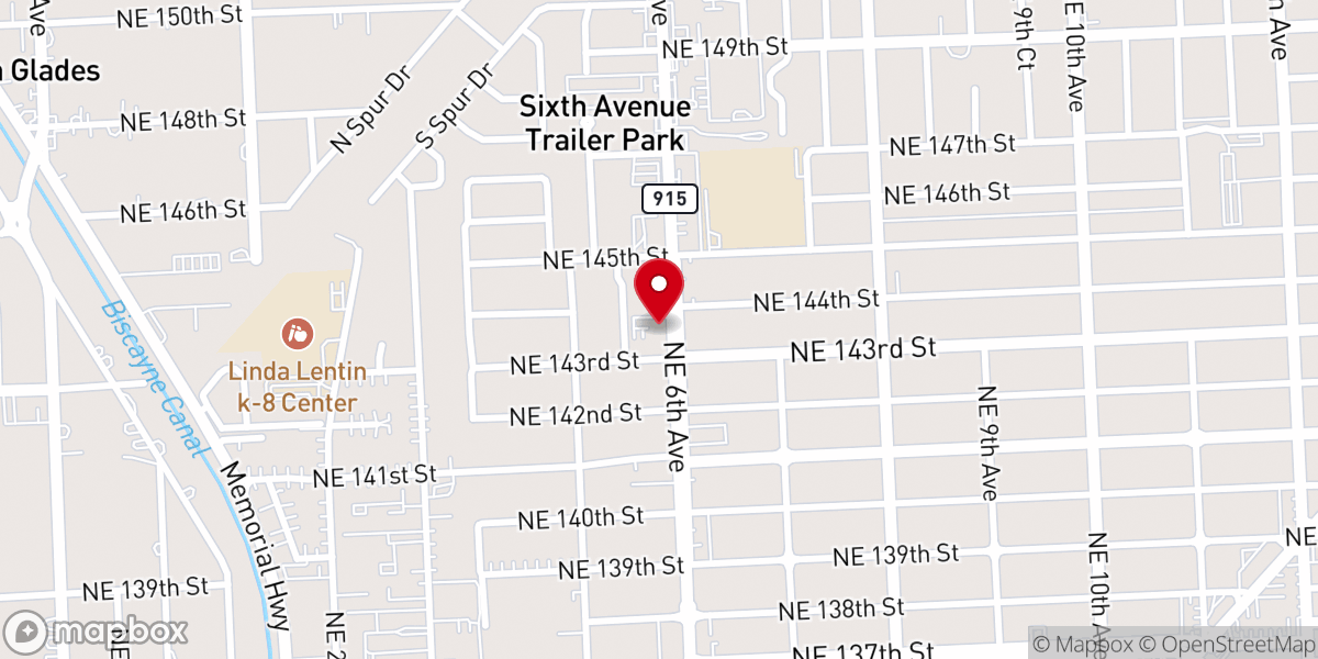 Map showing location of Hebron French SDA Church
