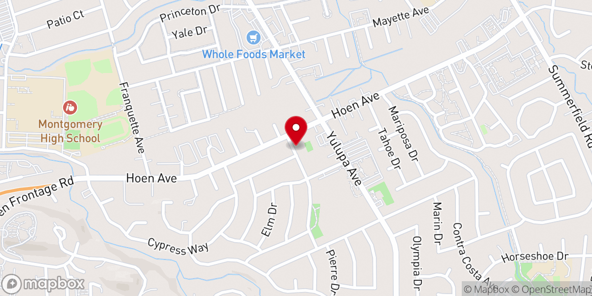 Map showing location of United Methodist Foundation of Santa Rosa