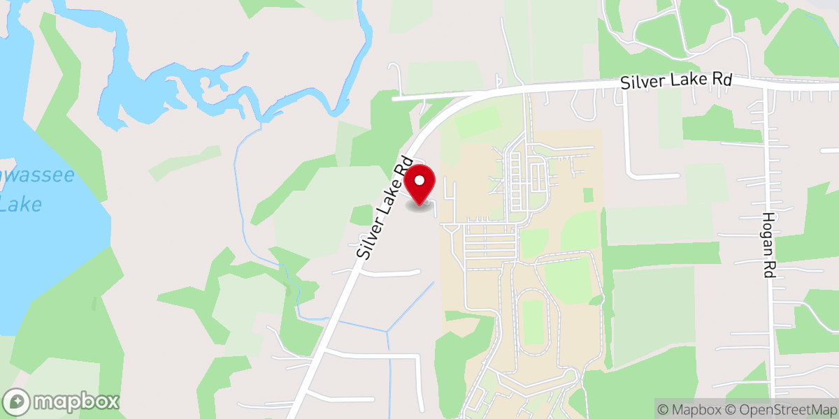 Map showing location of Hope Lutheran Church