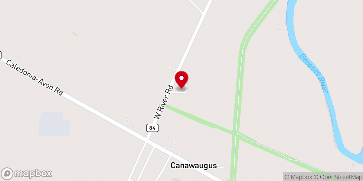 Map showing location of Jerris Wadsworth Wedding Barn