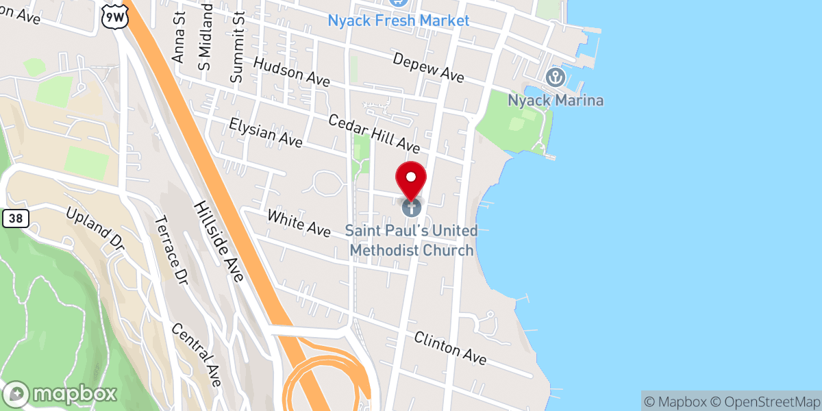 Map showing location of Iglesia La Mision Internacional