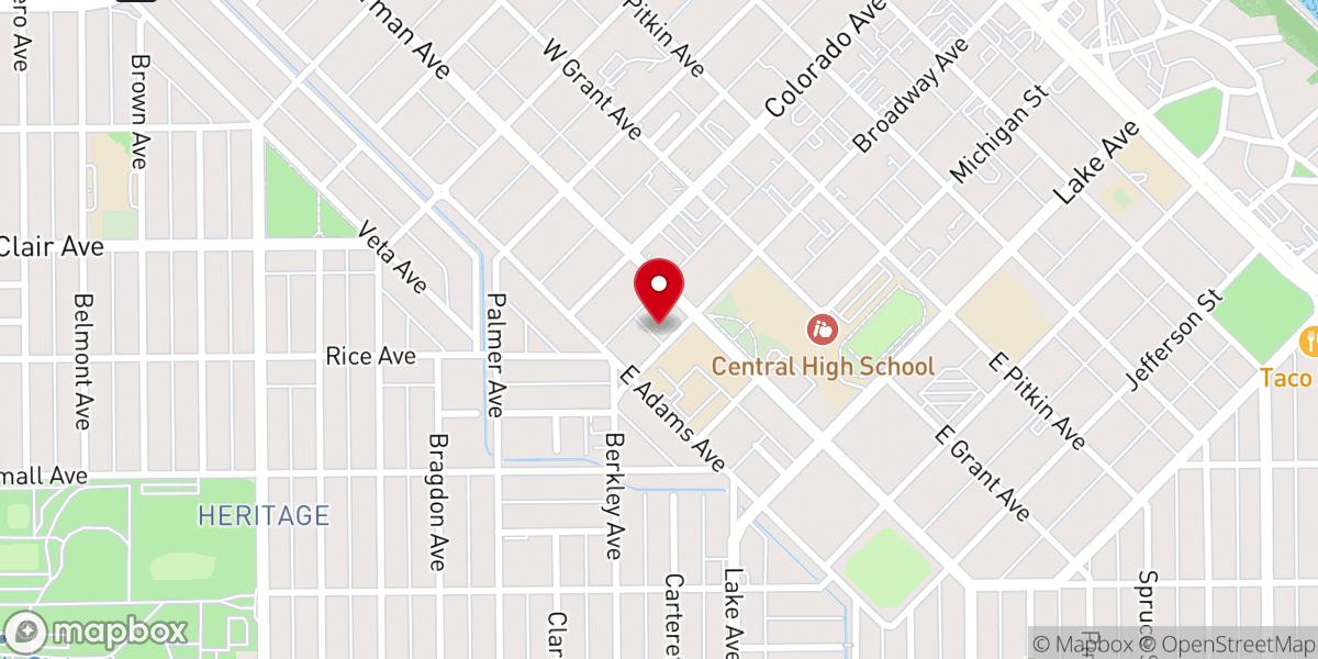 Map showing location of Agape Fellowship