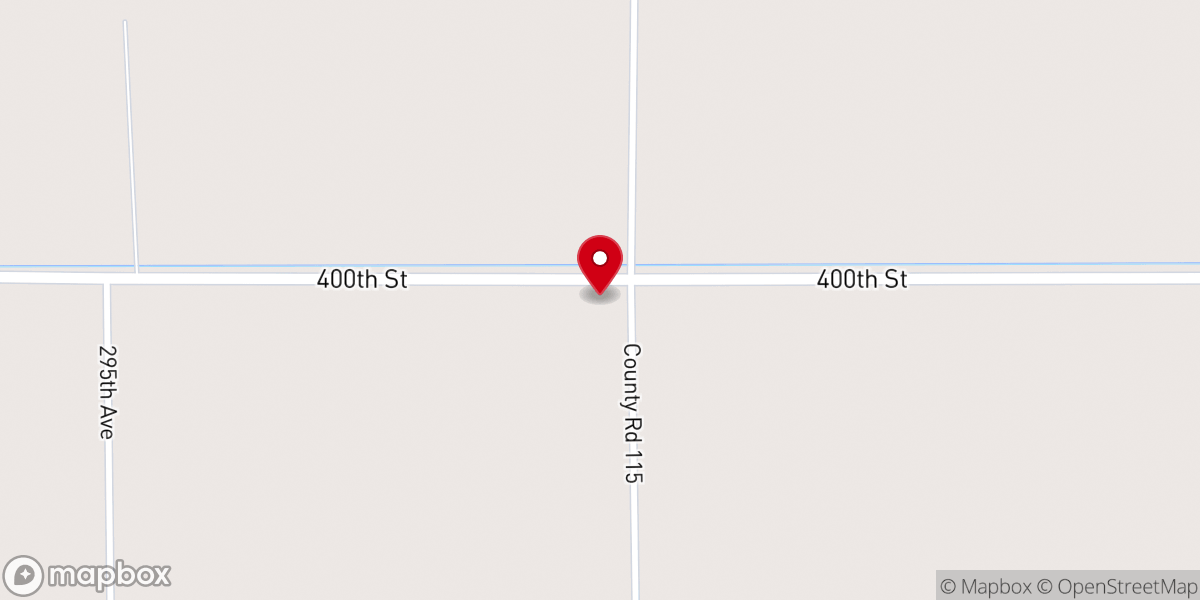 Map showing location of Pinecreek Lutheran Church