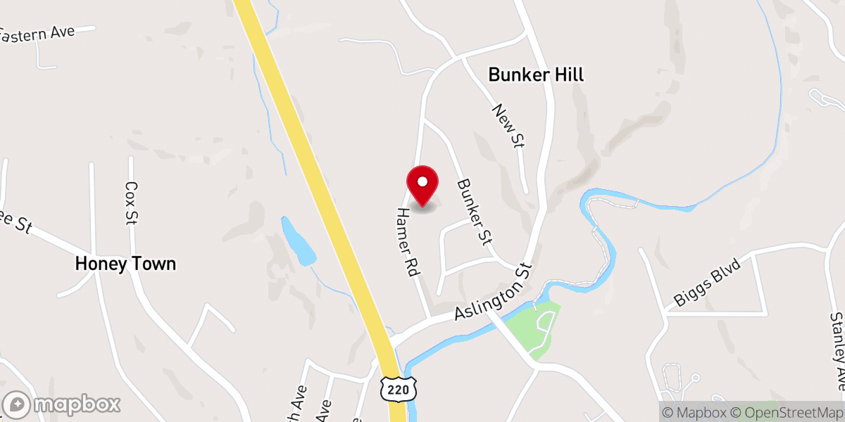 Map showing location of New Covenant Christian Fellowship