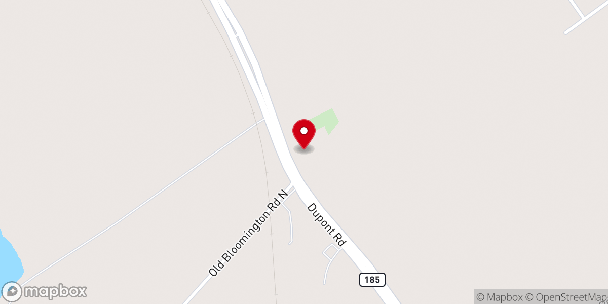 Map showing location of Crescent Valley Church