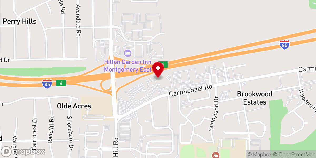 Map showing location of Child Evangelism Fellowship Inc