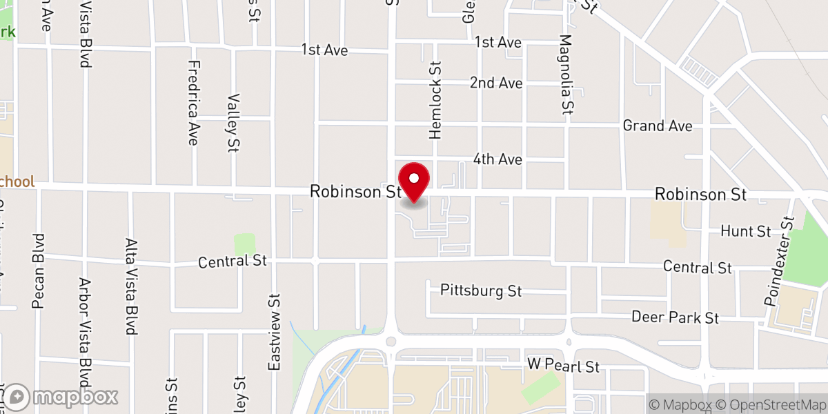 Map showing location of Amazing Church of God in Christ