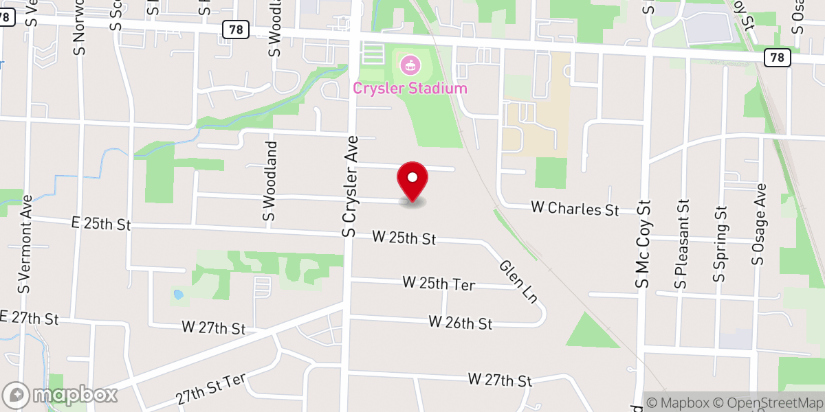 Map showing location of Living Hope Restoration Branch of Jesus Christ