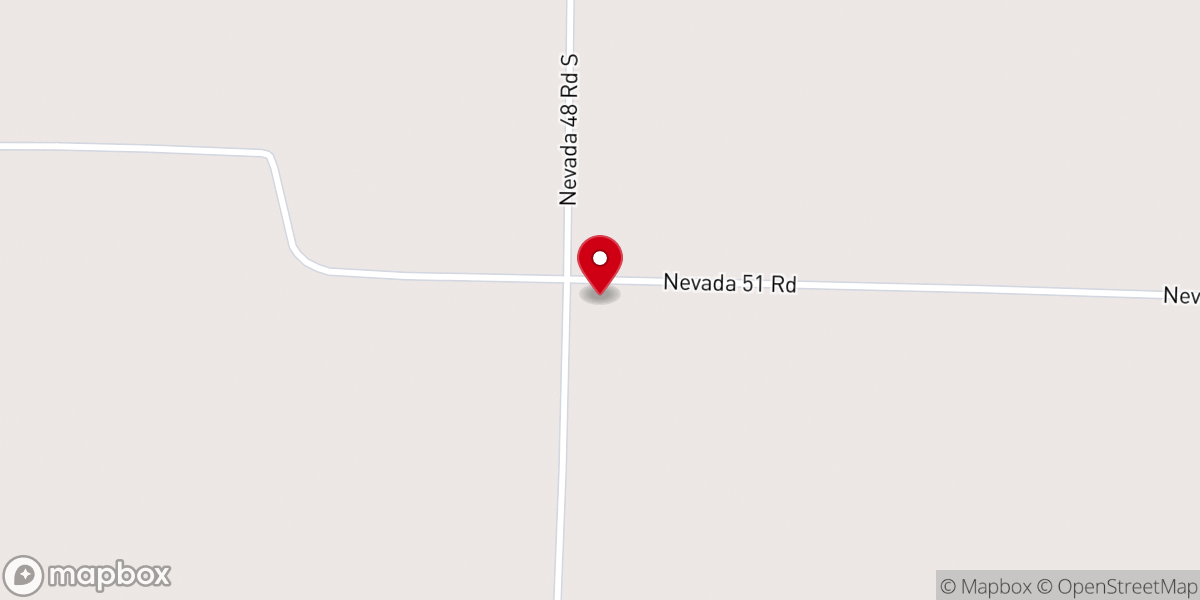 Map showing location of Hickory Grove Church
