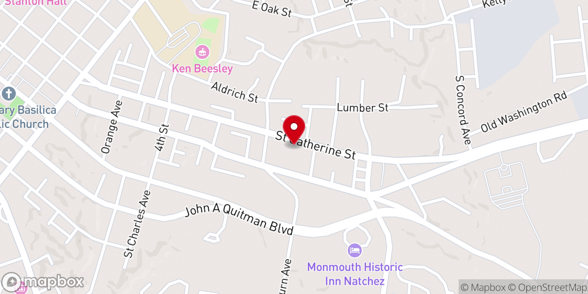 Map showing location of Greater Mount Sinai Baptist Church