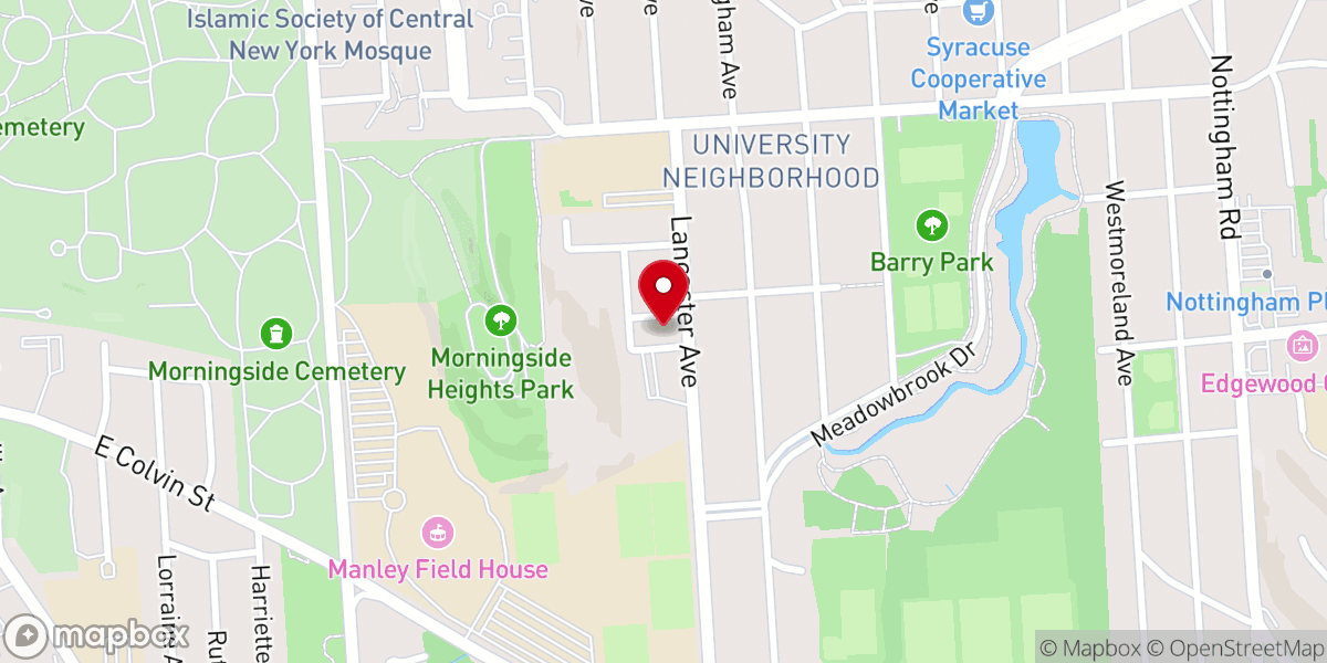 Map showing location of All Saints Church