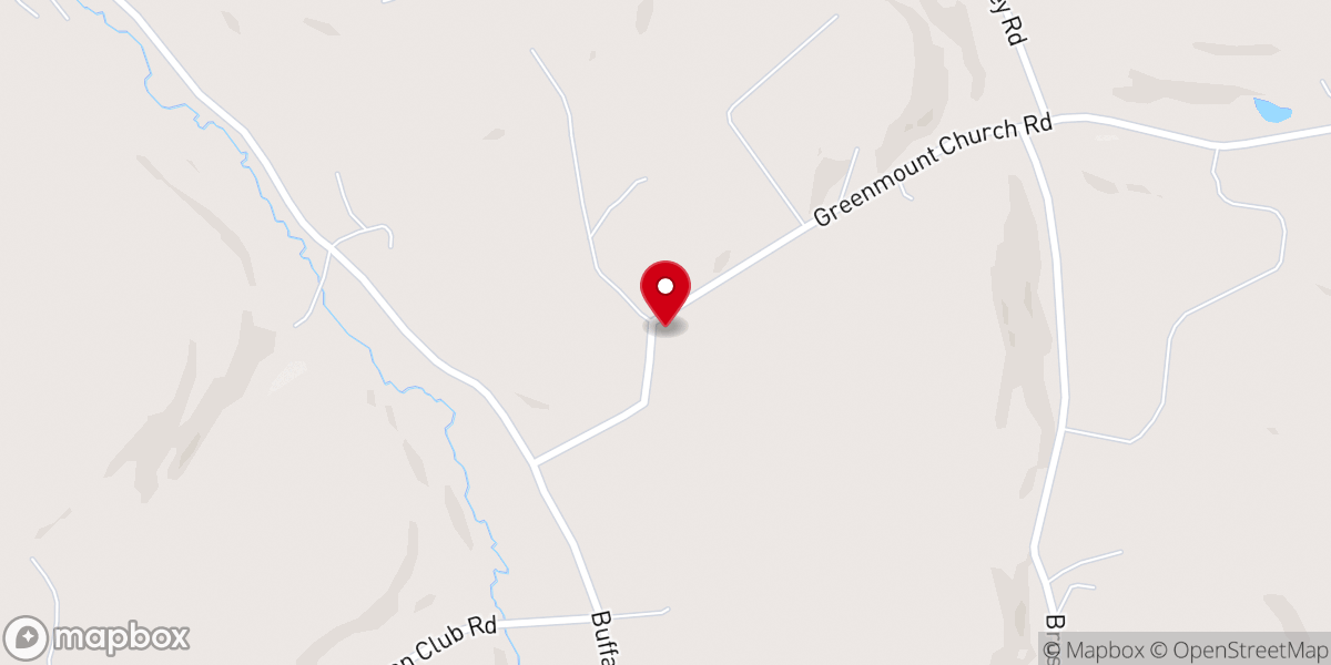 Map showing location of Greenmount Church
