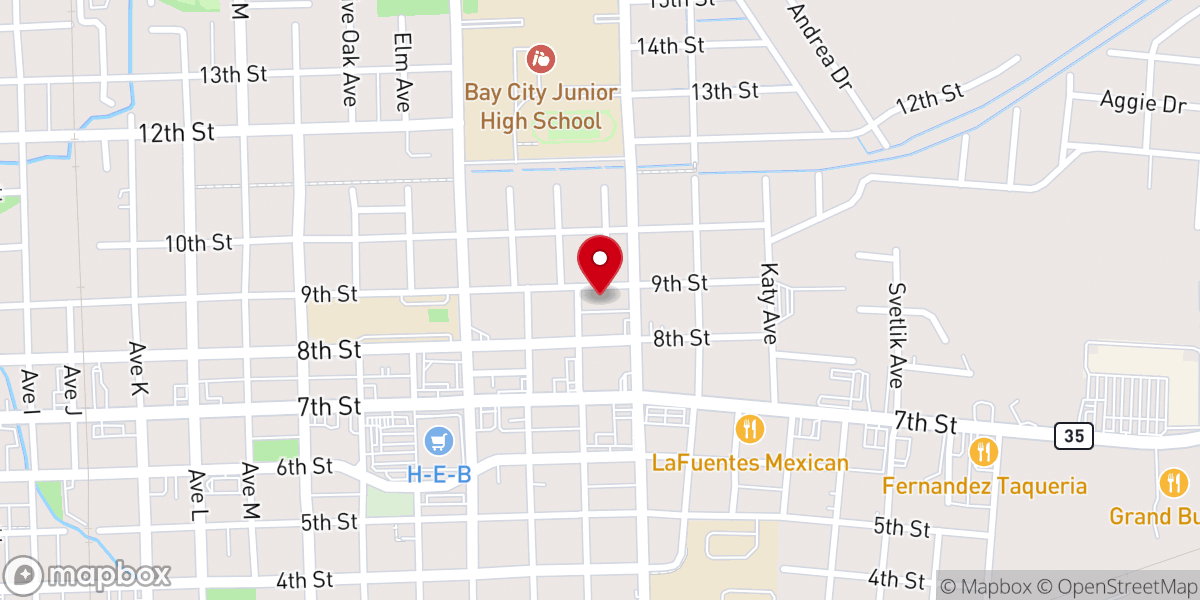 Map showing location of St Peter Lutheran Church