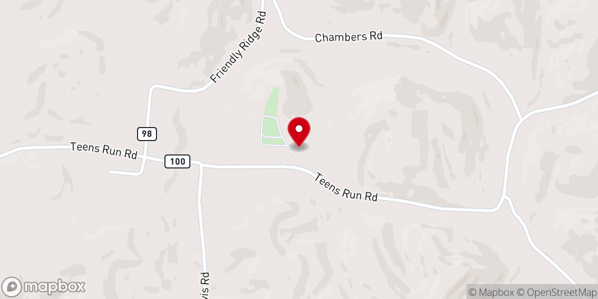 Map showing location of Providence Missionary Baptist Church