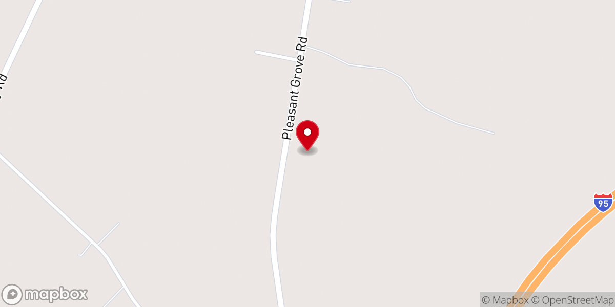 Map showing location of Friendship Church